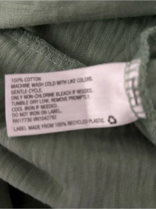 NWT Mint Green Short Sleeve Tee Dress, P2P:21.5-24”, L:37” - Picture 7 of 7